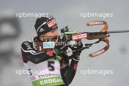 08.01.2011, Oberhof, Germany (GER): Andrea Henkel (GER), Fischer, Rottefella, Exel, adidas, Toko - IBU world cup biathlon, sprint women, Oberhof (GER). www.xpb.cc. © Manzoni/xpb.cc. Every downloaded picture is fee-liable.