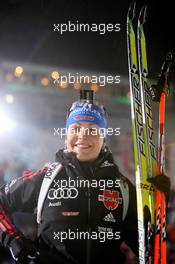 08.01.2011, Oberhof, Germany (GER): Magdalena Neuner (GER), Fischer, Rottefella, Exel, adidas - IBU world cup biathlon, sprint women, Oberhof (GER). www.xpb.cc. © Manzoni/xpb.cc. Every downloaded picture is fee-liable.