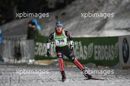 08.01.2011, Oberhof, Germany (GER): Kathrin Hitzer (GER), Madshus, Rottefella, Swix, adidas - IBU world cup biathlon, sprint women, Oberhof (GER). www.xpb.cc. © Manzoni/xpb.cc. Every downloaded picture is fee-liable.