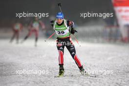 08.01.2011, Oberhof, Germany (GER): Magdalena Neuner (GER), Fischer, Rottefella, Exel, adidas - IBU world cup biathlon, sprint women, Oberhof (GER). www.xpb.cc. © Manzoni/xpb.cc. Every downloaded picture is fee-liable.