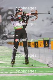 08.01.2011, Oberhof, Germany (GER): Andrea Henkel (GER), Fischer, Rottefella, Exel, adidas, Toko - IBU world cup biathlon, sprint women, Oberhof (GER). www.xpb.cc. © Manzoni/xpb.cc. Every downloaded picture is fee-liable.