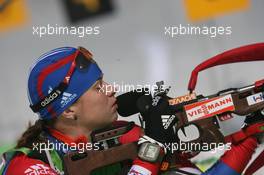 08.01.2011, Oberhof, Germany (GER): Svetlana Sleptsova (RUS), Fischer, Rottefella, Alpina, Swix, adidas - IBU world cup biathlon, sprint women, Oberhof (GER). www.xpb.cc. © Manzoni/xpb.cc. Every downloaded picture is fee-liable.