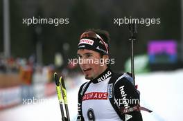 12.01.2011, Ruhpolding, Germany (GER): Benjamin Weger (SUI), Atomic, Leki, ODLO - IBU world cup biathlon, individual men, Ruhpolding (GER). www.xpb.cc. © Manzoni/xpb.cc. Every downloaded picture is fee-liable.