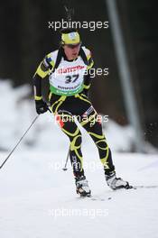 12.01.2011, Ruhpolding, Germany (GER): Lois Habert (FRA), Salomon, Swix, OneWay - IBU world cup biathlon, individual men, Ruhpolding (GER). www.xpb.cc. © Manzoni/xpb.cc. Every downloaded picture is fee-liable.