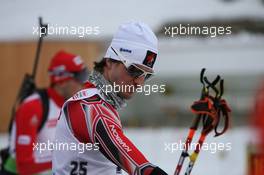12.01.2011, Ruhpolding, Germany (GER): Jean Philippe Leguellec (CAN), Rossignol, Rottefella, Exel - IBU world cup biathlon, individual men, Ruhpolding (GER). www.xpb.cc. © Manzoni/xpb.cc. Every downloaded picture is fee-liable.