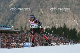 12.01.2011, Ruhpolding, Germany (GER): Michael Greis (GER), Madshus, Rottefella, OneWay, adidas - IBU world cup biathlon, individual men, Ruhpolding (GER). www.xpb.cc. © Manzoni/xpb.cc. Every downloaded picture is fee-liable.