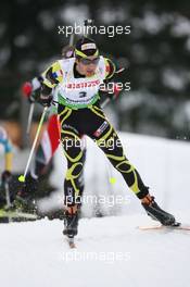12.01.2011, Ruhpolding, Germany (GER): Martin Fourcade (FRA), Rossignol, Rottefella, OneWay, Odlo - IBU world cup biathlon, individual men, Ruhpolding (GER). www.xpb.cc. © Manzoni/xpb.cc. Every downloaded picture is fee-liable.