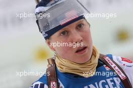 13.01.2011, Ruhpolding, Germany (GER): Haley Johnson (USA), Rossignol, Rottefella, Exel, adidas - IBU world cup biathlon, individual women, Ruhpolding (GER). www.xpb.cc. © Manzoni/xpb.cc. Every downloaded picture is fee-liable.