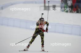 13.01.2011, Ruhpolding, Germany (GER): Marie Laure Brunet (FRA), Rossignol, Rottefella, Swix - IBU world cup biathlon, individual women, Ruhpolding (GER). www.xpb.cc. © Manzoni/xpb.cc. Every downloaded picture is fee-liable.