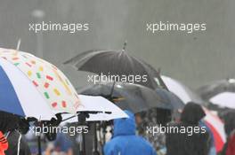 13.01.2011, Ruhpolding, Germany (GER): Biathlon Feature: Heavy rain in Ruhpolding - IBU world cup biathlon, individual women, Ruhpolding (GER). www.xpb.cc. © Manzoni/xpb.cc. Every downloaded picture is fee-liable.