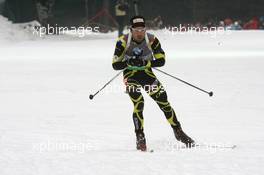 14.01.2011, Ruhpolding, Germany (GER): Simon Fourcade (FRA), Fischer, Rottefella, Rossignol, Swix, Odlo - IBU world cup biathlon, sprint men, Ruhpolding (GER). www.xpb.cc. © Manzoni/xpb.cc. Every downloaded picture is fee-liable.