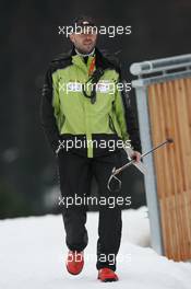 14.01.2011, Ruhpolding, Germany (GER): Uros Velepec (SLO), Headcoach Team Slovenia  - IBU world cup biathlon, sprint men, Ruhpolding (GER). www.xpb.cc. © Manzoni/xpb.cc. Every downloaded picture is fee-liable.