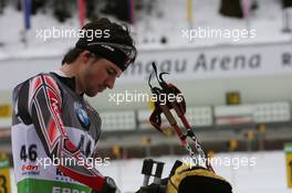 14.01.2011, Ruhpolding, Germany (GER): Jean Philippe Leguellec (CAN), Rossignol, Rottefella, Exel - IBU world cup biathlon, sprint men, Ruhpolding (GER). www.xpb.cc. © Manzoni/xpb.cc. Every downloaded picture is fee-liable.