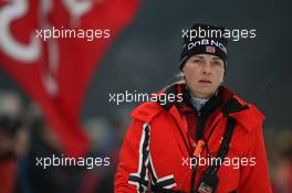14.01.2011, Ruhpolding, Germany (GER): Natalie Santer (ITA), wife of Ole Einar Bjoerndalen (NOR), Madshus, Rottefella, Odlo - IBU world cup biathlon, sprint men, Ruhpolding (GER). www.xpb.cc. © Manzoni/xpb.cc. Every downloaded picture is fee-liable.