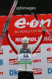 14.01.2011, Ruhpolding, Germany (GER): Lars Berger (NOR), Madshus, Salomon, Swix, Odlo - IBU world cup biathlon, sprint men, Ruhpolding (GER). www.xpb.cc. © Manzoni/xpb.cc. Every downloaded picture is fee-liable.