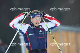 14.01.2011, Ruhpolding, Germany (GER): Lowell Bailey (USA), Rossignol, Rottefella, One Way - IBU world cup biathlon, sprint men, Ruhpolding (GER). www.xpb.cc. © Manzoni/xpb.cc. Every downloaded picture is fee-liable.