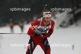 14.01.2011, Ruhpolding, Germany (GER): Alexander Os (NOR), Fischer, Rottefella, Swix, Odlo - IBU world cup biathlon, sprint men, Ruhpolding (GER). www.xpb.cc. © Manzoni/xpb.cc. Every downloaded picture is fee-liable.