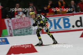 14.01.2011, Ruhpolding, Germany (GER): Alexis Boef (FRA), Salomon, Swix, OneWay - IBU world cup biathlon, sprint men, Ruhpolding (GER). www.xpb.cc. © Manzoni/xpb.cc. Every downloaded picture is fee-liable.