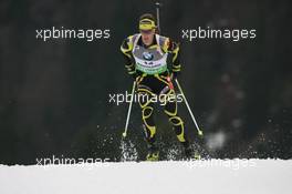 14.01.2011, Ruhpolding, Germany (GER): Vincent Jay (FRA), Fischer, Rottefella, OneWay - IBU world cup biathlon, sprint men, Ruhpolding (GER). www.xpb.cc. © Manzoni/xpb.cc. Every downloaded picture is fee-liable.