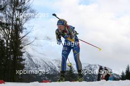 15.01.2011, Ruhpolding, Germany (GER): Jenny Jonsson (SWE), Fischer, Rottefella, Leki, adidas - IBU world cup biathlon, sprint women, Ruhpolding (GER). www.xpb.cc. © Manzoni/xpb.cc. Every downloaded picture is fee-liable.