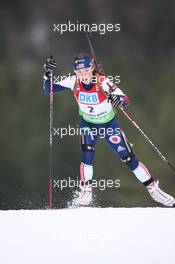 15.01.2011, Ruhpolding, Germany (GER): Laura Spector (USA), Madshus, Rottefella, adidas - IBU world cup biathlon, sprint women, Ruhpolding (GER). www.xpb.cc. © Manzoni/xpb.cc. Every downloaded picture is fee-liable.