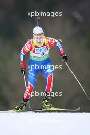 15.01.2011, Ruhpolding, Germany (GER): Ekaterina Yurlova (RUS), Fischer, Rottefella, Swix - IBU world cup biathlon, sprint women, Ruhpolding (GER). www.xpb.cc. © Manzoni/xpb.cc. Every downloaded picture is fee-liable.