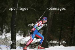 15.01.2011, Ruhpolding, Germany (GER): Olga Zaitseva (RUS), Madshus, Rottefella, Alpina, Swix, adidas - IBU world cup biathlon, sprint women, Ruhpolding (GER). www.xpb.cc. © Manzoni/xpb.cc. Every downloaded picture is fee-liable.