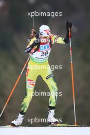 15.01.2011, Ruhpolding, Germany (GER): Anastasiya Kuzmina (SVK), Fischer, Salomon, Exel - IBU world cup biathlon, sprint women, Ruhpolding (GER). www.xpb.cc. © Manzoni/xpb.cc. Every downloaded picture is fee-liable.