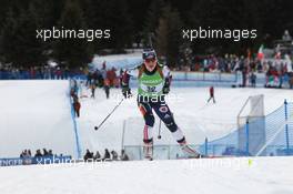 23.01.2011, Antholz, Italy (ITA): Laura Spector (USA), Madshus, Rottefella, adidas - IBU world cup biathlon, mass women, Antholz (ITA). www.xpb.cc. © Manzoni/xpb.cc. Every downloaded picture is fee-liable.