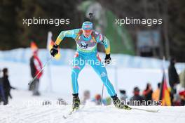 20.01.2011, Antholz, Italy (ITA): Andriy Deryzemlya (UKR), Fischer, Rottefella, Swix - IBU world cup biathlon, sprint men, Antholz (ITA). www.xpb.cc. © Manzoni/xpb.cc. Every downloaded picture is fee-liable.