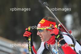 20.01.2011, Antholz, Italy (ITA): Christoph Sumann (AUT), Atomic, Leki  - IBU world cup biathlon, sprint men, Antholz (ITA). www.xpb.cc. © Manzoni/xpb.cc. Every downloaded picture is fee-liable.