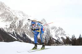 21.01.2011, Antholz, Italy (ITA): Jenny Jonsson (SWE), Fischer, Rottefella, Leki, adidas - IBU world cup biathlon, sprint women, Antholz (ITA). www.xpb.cc. © Manzoni/xpb.cc. Every downloaded picture is fee-liable.