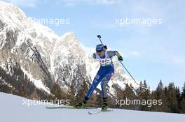 21.01.2011, Antholz, Italy (ITA): Helena Ekholm (SWE), Fischer, Rottefella, Leki, adidas - IBU world cup biathlon, sprint women, Antholz (ITA). www.xpb.cc. © Manzoni/xpb.cc. Every downloaded picture is fee-liable.