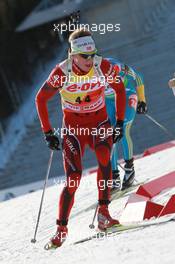 19.03.2011, Holmenkollen, Norway (NOR): Tarjei Boe (NOR), Fischer, Rottefella, Swix, ODLO - IBU world cup biathlon, pursuit men, Holmenkollen (NOR). www.xpb.cc. © Manzoni/xpb.cc. Every downloaded picture is fee-liable.