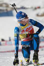 19.03.2011, Holmenkollen, Norway (NOR): Kaisa Maekaeraeinen (FIN), Fischer, Rottefella, Leki, Odlo - IBU world cup biathlon, pursuit women, Holmenkollen (NOR). www.xpb.cc. © Manzoni/xpb.cc. Every downloaded picture is fee-liable.
