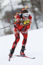 17.03.2011, Holmenkollen, Norway (NOR): Ole Einar Bjoerndalen (NOR), Madshus, Rottefella, Odlo - IBU world cup biathlon, sprint men, Holmenkollen (NOR). www.xpb.cc. © Manzoni/xpb.cc. Every downloaded picture is fee-liable.