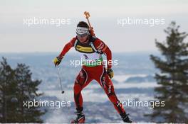17.03.2011, Holmenkollen, Norway (NOR): Ole Einar Bjoerndalen (NOR), Madshus, Rottefella, Odlo - IBU world cup biathlon, sprint men, Holmenkollen (NOR). www.xpb.cc. © Manzoni/xpb.cc. Every downloaded picture is fee-liable.