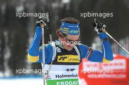 17.03.2011, Holmenkollen, Norway (NOR): Fredrik Lindstroem (SWE), Fischer, Rottefella, Swix, adidas - IBU world cup biathlon, sprint men, Holmenkollen (NOR). www.xpb.cc. © Manzoni/xpb.cc. Every downloaded picture is fee-liable.