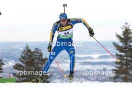 17.03.2011, Holmenkollen, Norway (NOR): Bjoern Ferry (SWE), Fischer, Rottefella, Leki, adidas - IBU world cup biathlon, sprint men, Holmenkollen (NOR). www.xpb.cc. © Manzoni/xpb.cc. Every downloaded picture is fee-liable.