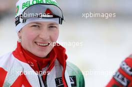 17.03.2011, Holmenkollen, Norway (NOR): Darya Domracheva (BLR), Fischer, Rottefella, Swix - IBU world cup biathlon, sprint women, Holmenkollen (NOR). www.xpb.cc. © Manzoni/xpb.cc. Every downloaded picture is fee-liable.