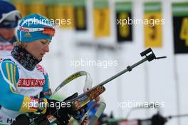 17.03.2011, Holmenkollen, Norway (NOR): Valj Semerenko (UKR), Fischer, Salomon, Swix - IBU world cup biathlon, sprint women, Holmenkollen (NOR). www.xpb.cc. © Manzoni/xpb.cc. Every downloaded picture is fee-liable.