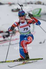 17.03.2011, Holmenkollen, Norway (NOR): Evgeniya Sedova (RUS), Fischer, Rottefella, Swix, adidas- IBU world cup biathlon, sprint women, Holmenkollen (NOR). www.xpb.cc. © Manzoni/xpb.cc. Every downloaded picture is fee-liable.