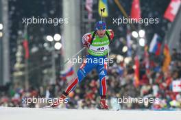 08.03.2011, Khanty-Mansiysk, Russia (RUS): Maxim Maksimov (RUS), Madshus, Rottefella, Swix, adidas - IBU world championships biathlon, individual men, Khanty-Mansiysk (RUS). www.xpb.cc. © Manzoni/xpb.cc. Every downloaded picture is fee-liable.