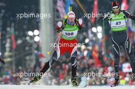 08.03.2011, Khanty-Mansiysk, Russia (RUS): Dominik Landertinger (AUT), Fischer, Rottefella, Leki - IBU world championships biathlon, individual men, Khanty-Mansiysk (RUS). www.xpb.cc. © Manzoni/xpb.cc. Every downloaded picture is fee-liable.
