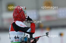 09.03.2011, Khanty-Mansiysk, Russia (RUS): Iris Waldhuber (AUT), Fischer, Rottefella, Leki - IBU world championships biathlon, individual women, Khanty-Mansiysk (RUS). www.xpb.cc. © Manzoni/xpb.cc. Every downloaded picture is fee-liable.