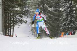 09.03.2011, Khanty-Mansiysk, Russia (RUS): Katja Haller (ITA), Fischer, Rottefella, Leki, Casco - IBU world championships biathlon, individual women, Khanty-Mansiysk (RUS). www.xpb.cc. © Manzoni/xpb.cc. Every downloaded picture is fee-liable.