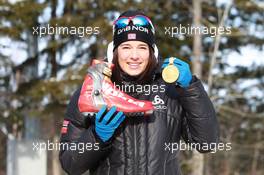 03.03.2011, Khanty-Mansiysk, Russia (RUS): Ann Kristin Aafedt Flatland (NOR), Madshus, Rottefella, Alpina, Swix, ODLO - IBU world championships biathlon, medals, Khanty-Mansiysk (RUS). www.xpb.cc. © Manzoni/xpb.cc. Every downloaded picture is fee-liable.