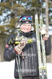 03.03.2011, Khanty-Mansiysk, Russia (RUS): Tora Berger (NOR), Fischer, Rottefella, Odlo - IBU world championships biathlon, medals, Khanty-Mansiysk (RUS). www.xpb.cc. © Manzoni/xpb.cc. Every downloaded picture is fee-liable.