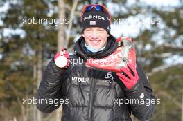 03.03.2011, Khanty-Mansiysk, Russia (RUS): Tarjei Boe (NOR), Fischer, Rottefella, Swix, ODLO - IBU world championships biathlon, medals, Khanty-Mansiysk (RUS). www.xpb.cc. © Manzoni/xpb.cc. Every downloaded picture is fee-liable.