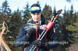 03.03.2011, Khanty-Mansiysk, Russia (RUS): Alexis Boeuf (FRA), Salomon, Swix, OneWay - IBU world championships biathlon, medals, Khanty-Mansiysk (RUS). www.xpb.cc. © Manzoni/xpb.cc. Every downloaded picture is fee-liable.